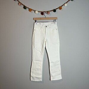 Vince white Kick Boot jeans